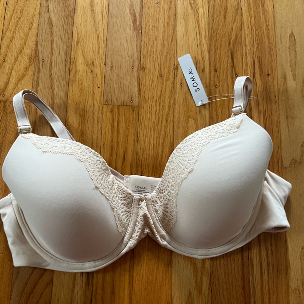 Soma Cream Lace Bra